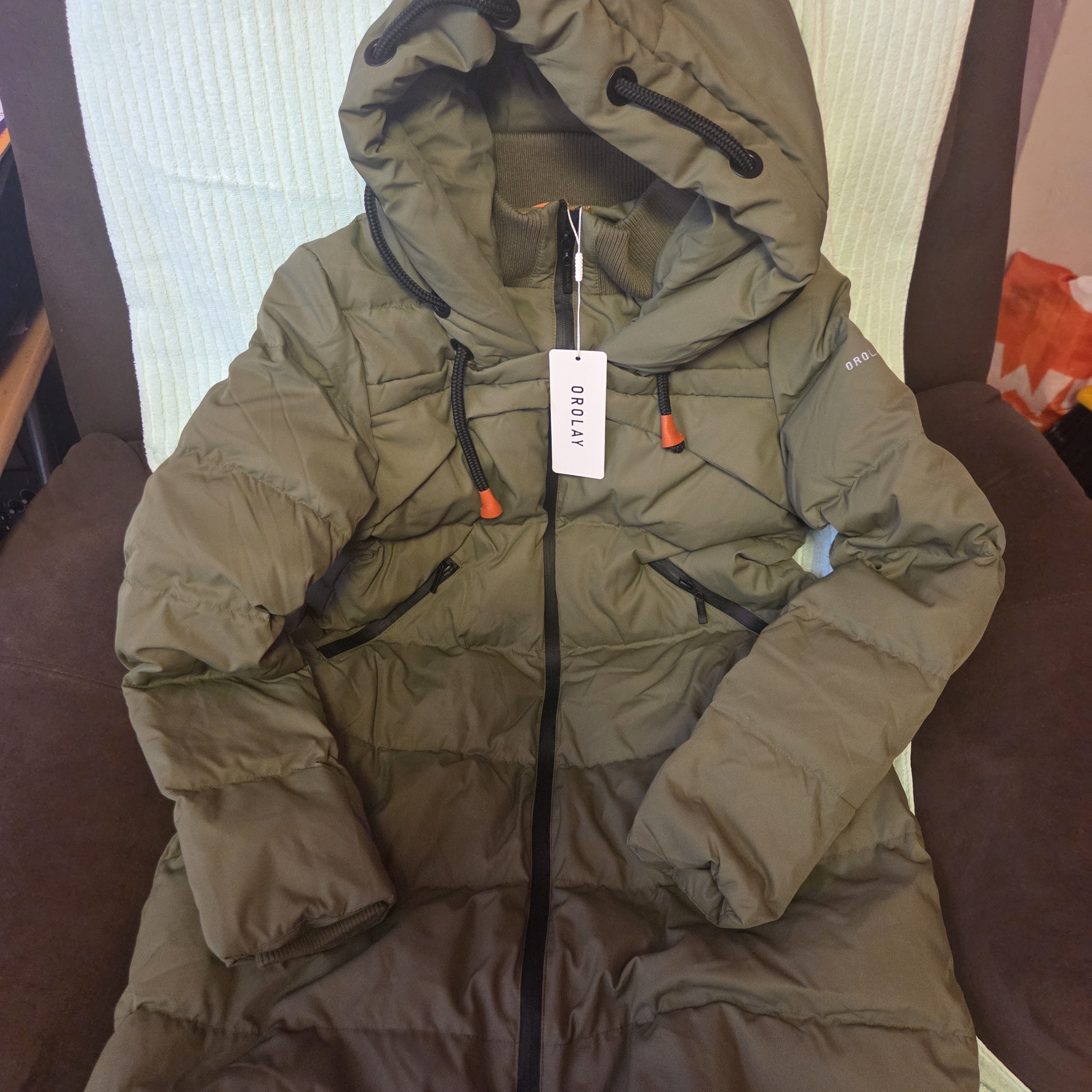 Olay Olive And Orange Jacket